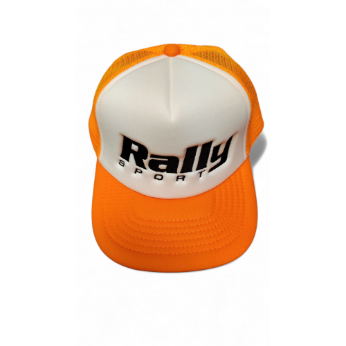 RALLY SPORT TRUCKER gyerek sapka, narancssárga
